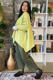 Inside Out Oversized Grunge Knit Avocado